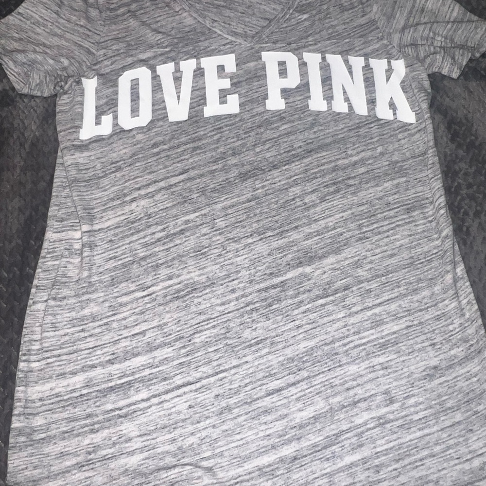 PINK Victoria's Secret Heather Gray Tee